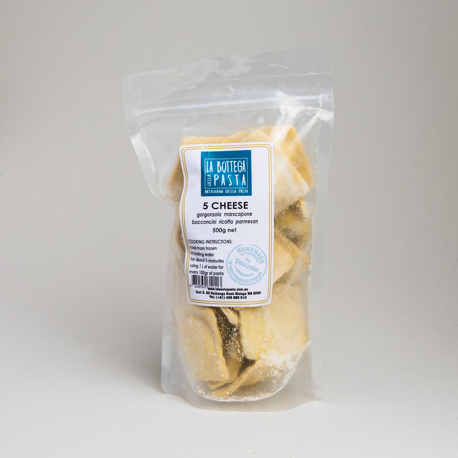 5 Cheese Ravioli - Vesuvio Handmade Pasta