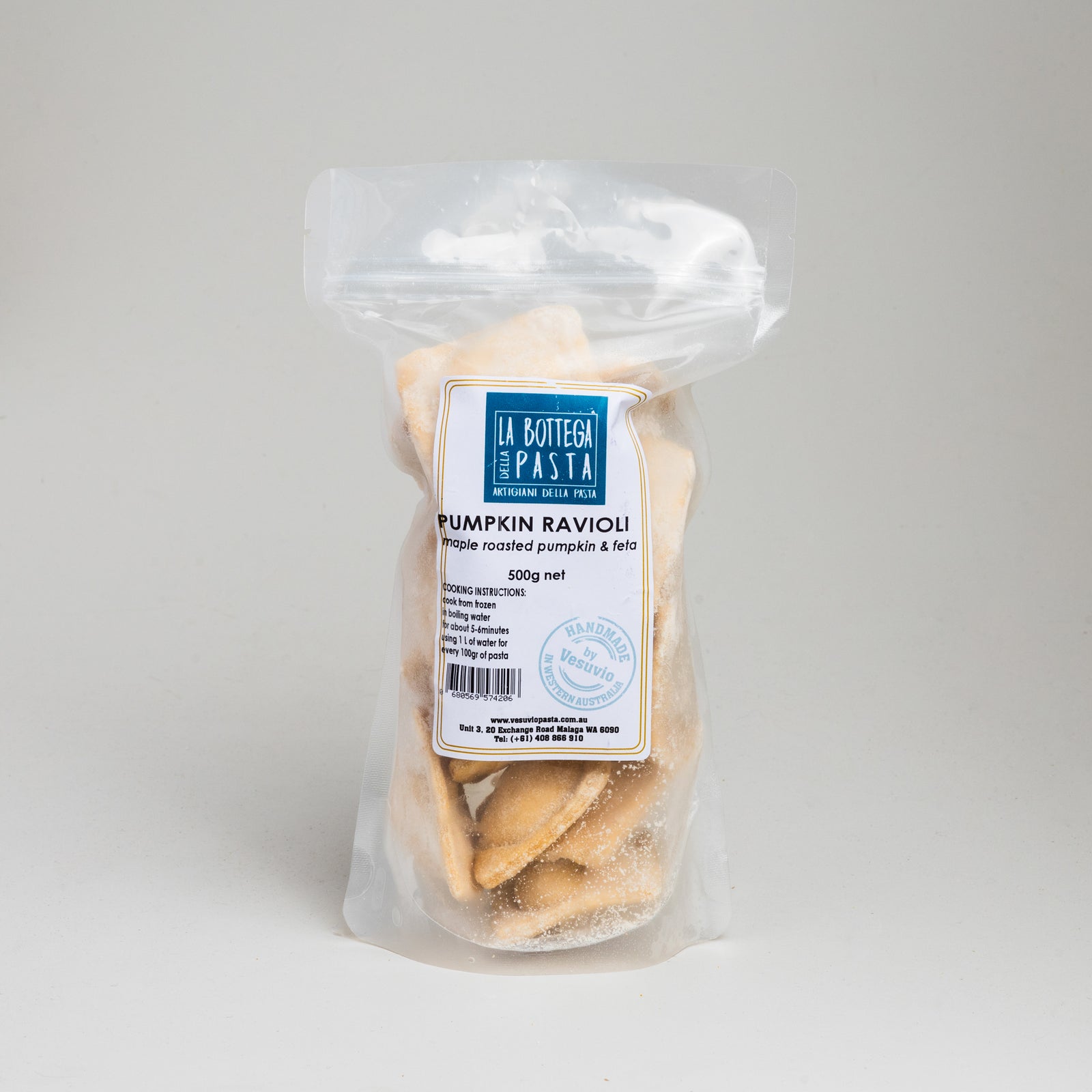 Maple Pumpkin Ravioli - Vesuvio Handmade Pasta