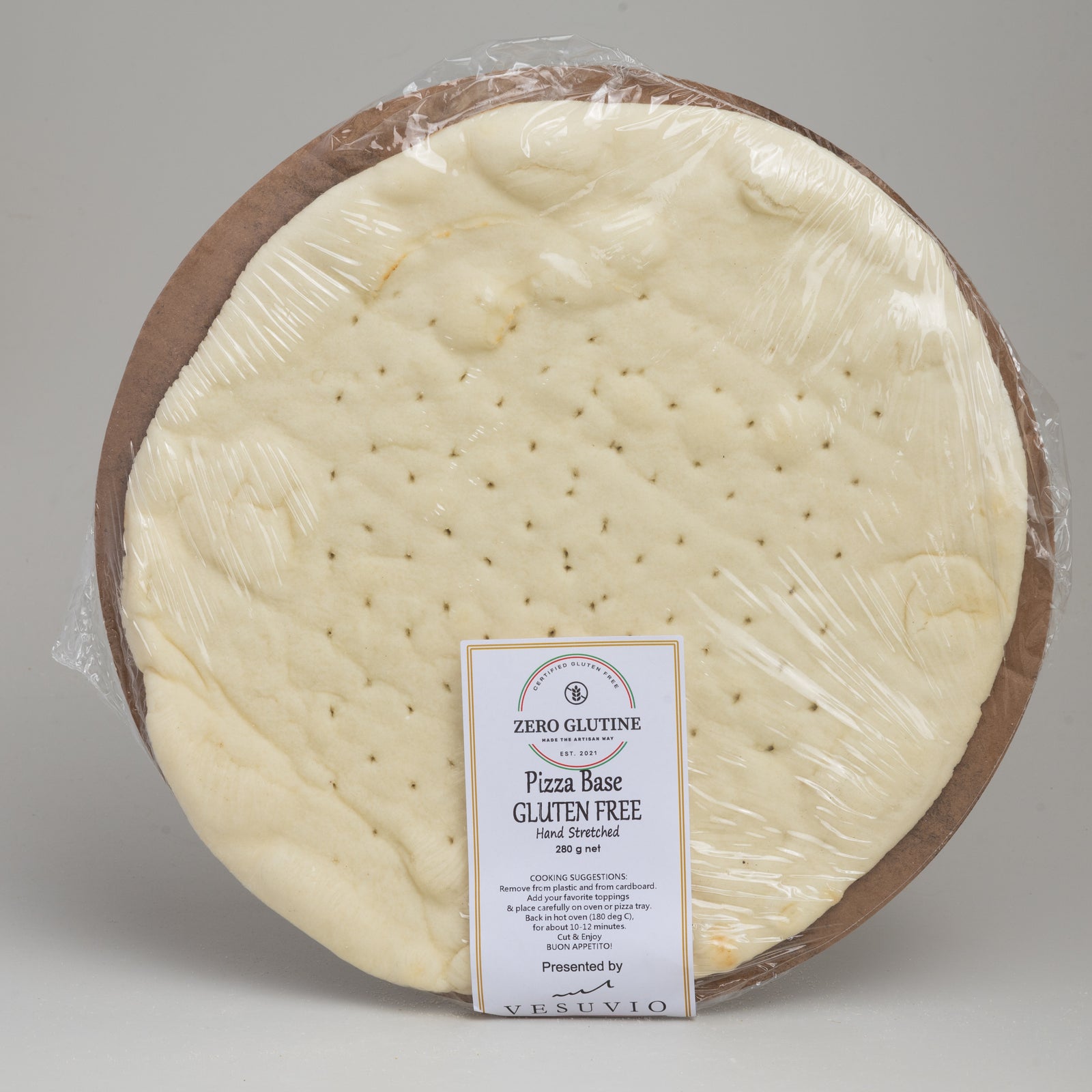 Pizza Base Gluten Free - Vesuvio Handmade Pasta