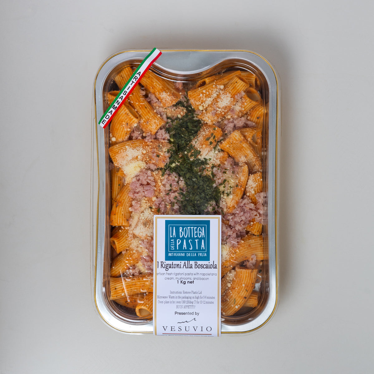 Rigatoni Boscaiola - Vesuvio Handmade Pasta