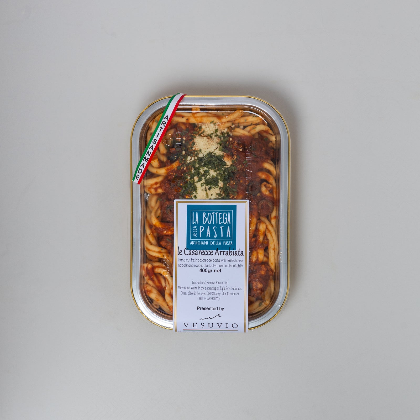 Casarecce Arrabiata - Vesuvio Handmade Pasta