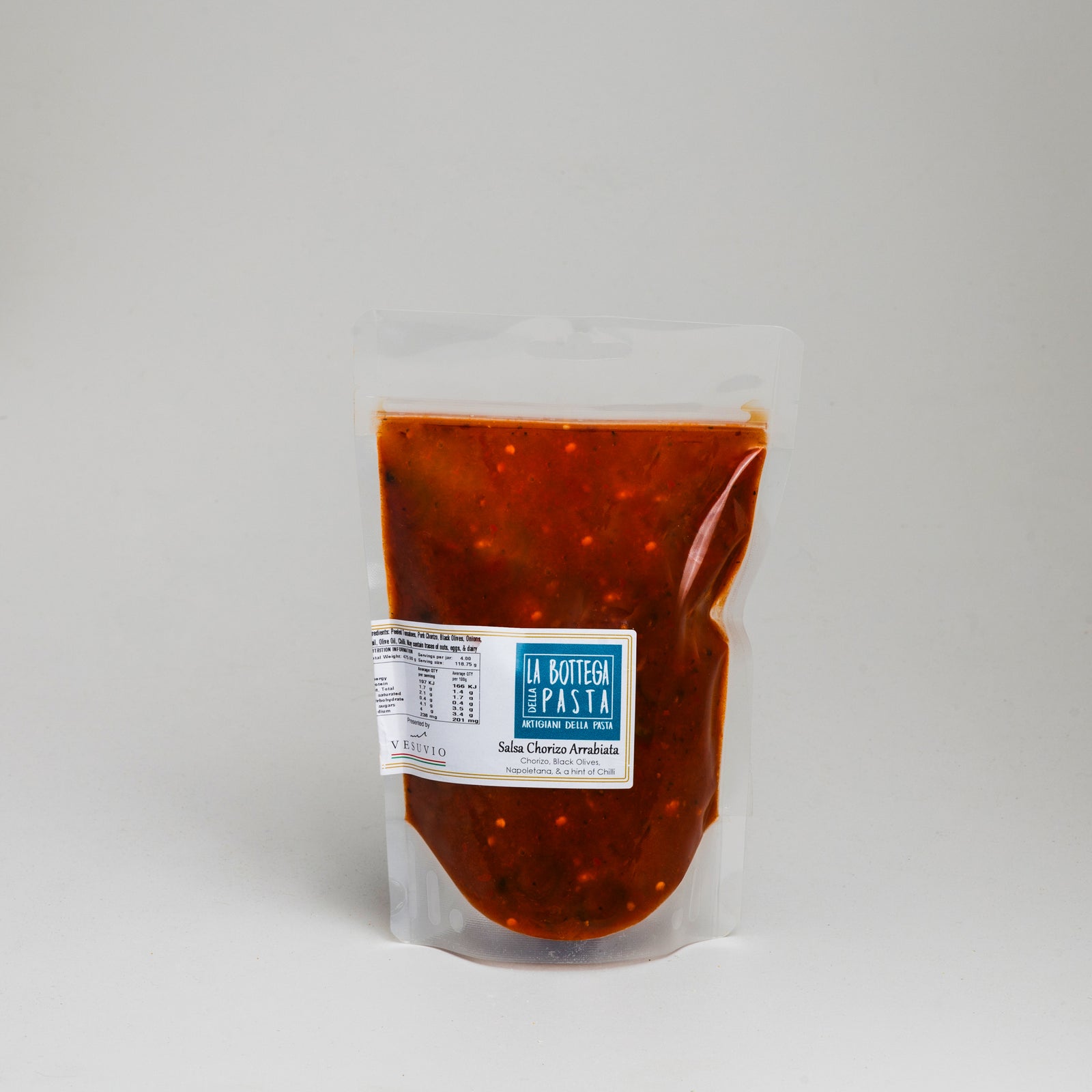 Chorizo Sauce - Vesuvio Handmade Pasta